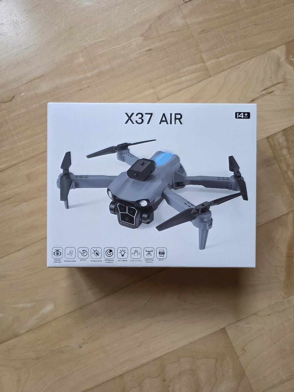 NEW X37 AIR Foldable GPS Drone with 4K HD, Brushless Motors, Optical Flow Hov